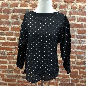 Polka dot blouse
